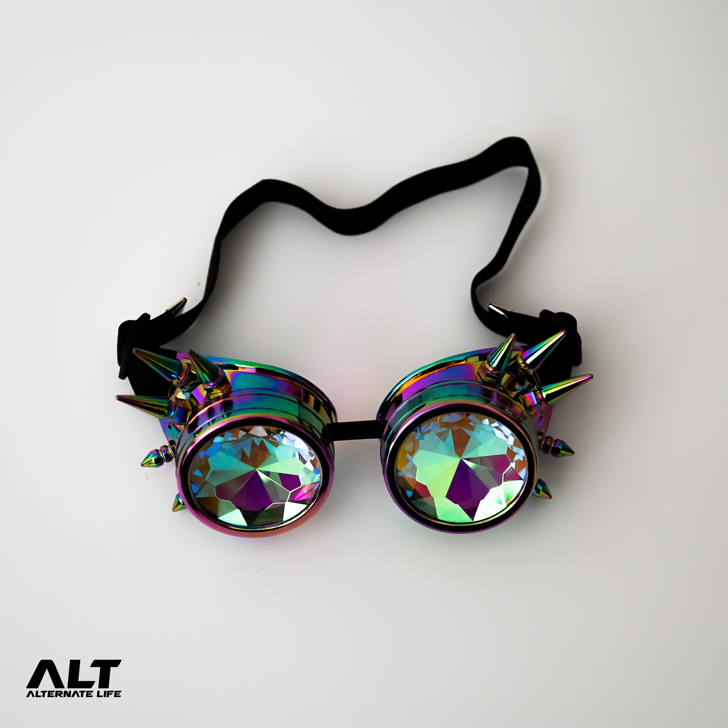 Rave Goggles (Metallic Chrome)